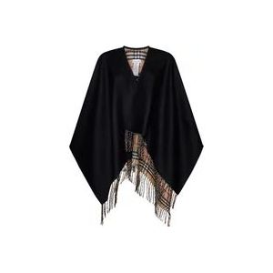 Burberry Zwarte Sjaal Collectie , Black , Heren , Maat: ONE Size