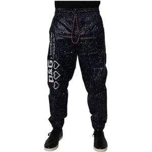 Dolce & Gabbana, Heren, Broeken, Blauw, Maat: M Katoen,