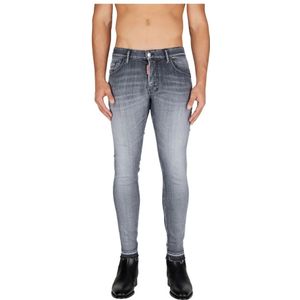 Dsquared2 Stijlvolle Broeken , Gray , Heren , Maat: XS