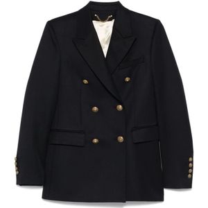 Golden Goose, Dames, Jassen, Blauw, Maat: XS Wol,