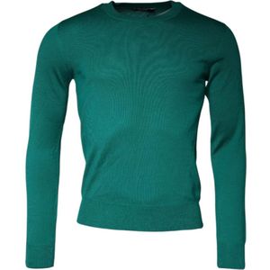 Dolce & Gabbana, Heren, Truien, Groen, Maat: XS Wol,