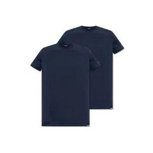 Dsquared2 T-shirt tweepak , Blue , Heren , Maat: M