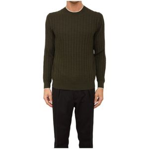 Paolo Pecora, Heren, Truien, Groen, Maat: M Zijde,