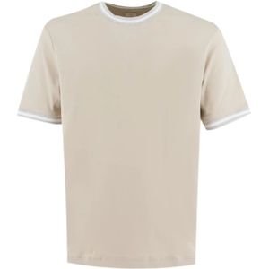 Eleventy, Heren, Tops, Grijs, Maat: S Katoen,