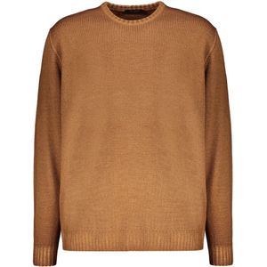 Moorer, Heren, Truien, Bruin, Maat: 3XL Wol,