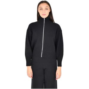 Pennyblack, Dames, Truien, Zwart, Maat: L Wol,