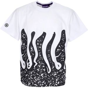 Octopus, Heren, Tops, Wit, Maat: XL Katoen,