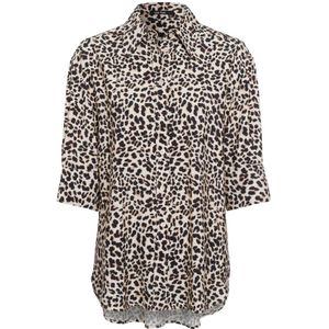 Marc Aurel, Dames, Blouses & Shirts, Beige, Maat: XS Viscose,