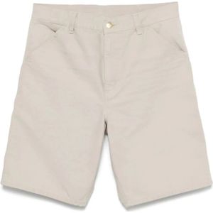 Carhartt Wip, Heren, Korte broeken, Grijs, Maat: W30