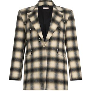 Liu Jo, Dames, Jassen, Veelkleurig, Maat: M Wol,