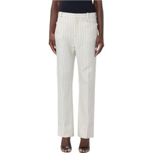 Tom Ford, Dames, Broeken, Wit, Maat: XS