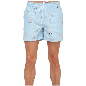 Gcds, Heren, Badkleding, Blauw, Maat: M Poliester,