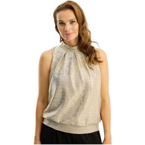 IN Front, Dames, Tops, Geel, Maat: S