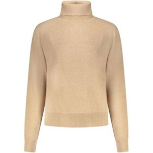 Pepe Jeans, Dames, Truien, Beige, Maat: XS Katoen,