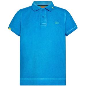 Sun68, Heren, Tops, Blauw, Maat: M Katoen,