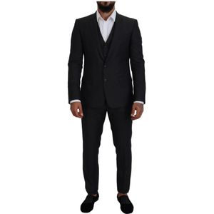 Dolce & Gabbana, Heren, Pakken, Grijs, Maat: M