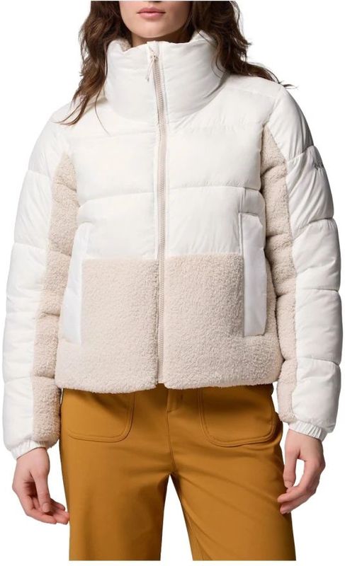 Columbia, Dames, Jassen, Beige, Maat: M Leer,