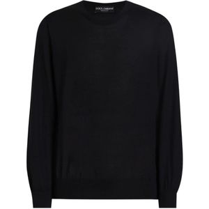 Dolce & Gabbana, Heren, Truien, Blauw, Maat: M Kasjmier,