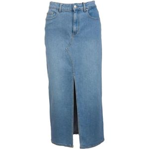 Chiara Ferragni Collection, Dames, Rokken, Blauw, Maat: 2XS Denim,