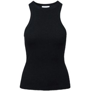 Anine Bing - Eva Tank - Top - Zwart - Katoen