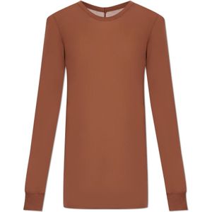 Rick Owens, Heren, Tops, Bruin, Maat: S Zijde,