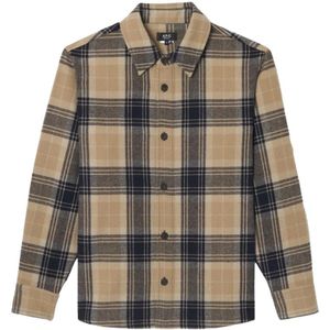 A.p.c., Dames, Overhemden, Bruin, Maat: L Wol,