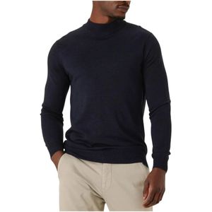 Stefano Lauran, Heren, Truien, Blauw, Maat: S Wol,