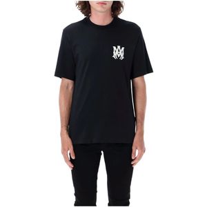 Amiri, Heren, Tops, Zwart, Maat: S Katoen,