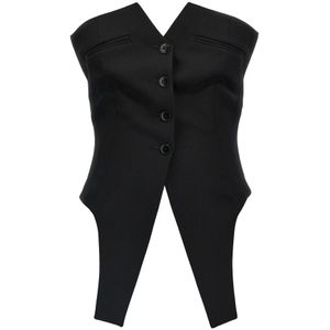 Alexander Wang, Dames, Jassen, Zwart, Maat: 3XL Wol,