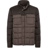 Boggi Milano, Heren, Jassen, Bruin, Maat: M Flanel,