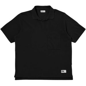 Universal Works, Heren, Tops, Zwart, Maat: S Katoen,