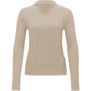 Opus, Dames, Truien, Beige, Maat: L Katoen,