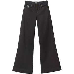 Versace Jeans Couture, Dames, Jeans, Zwart, Maat: W30 Katoen,