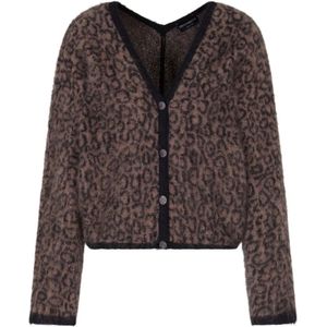 Emporio Armani, Dames, Truien, Zwart, Maat: L