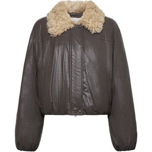 Stand Studio, Dames, Jassen, Bruin, Maat: S Viscose,