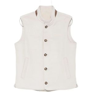 Barba, Heren, Jassen, Wit, Maat: L Wol,