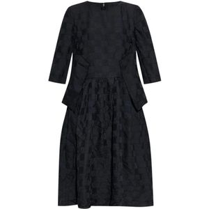 Comme des Garçons, Dames, Jurken, Zwart, Maat: S Poliester,