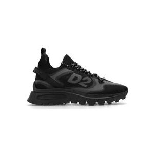 Dsquared2 Run DS2 sneakers , Black , Heren , Maat: 43 EU