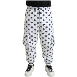 Dolce & Gabbana - Joggerbroek - Wit - 100% Polyester