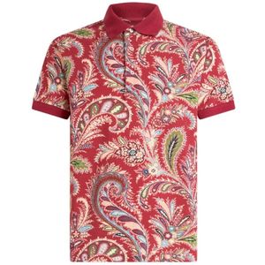 Etro, Heren, Tops, Rood, Maat: XL Katoen,