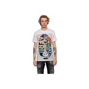 Dsquared2 Chic Wit T-Shirt , White , Heren , Maat: S