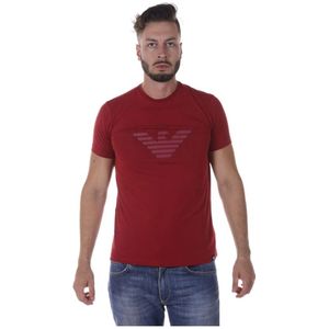 Armani Jeans, Heren, Tops, Rood, Maat: M Katoen,