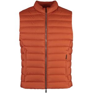 Moorer, Heren, Jassen, Oranje, Maat: 3XL Polyamide,