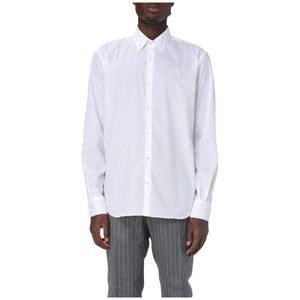 Brooksfield, Heren, Overhemden, Wit, Maat: L Katoen,