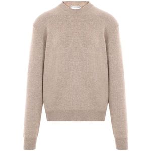 Bottega Veneta, Heren, Truien, Beige, Maat: L