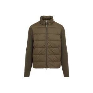 Moncler Tricot Cardigan voor Mannen , Green , Heren , Maat: M