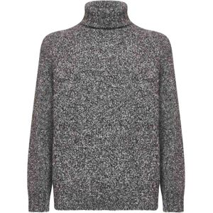 Brunello Cucinelli, Heren, Truien, Grijs, Maat: S Wol,