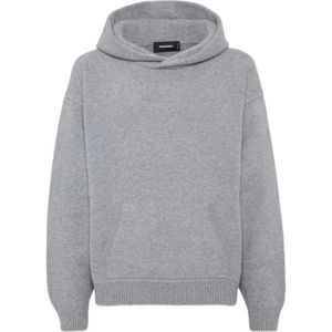 Dsquared2, Heren, Sweatshirts & Hoodies, Grijs, Maat: M