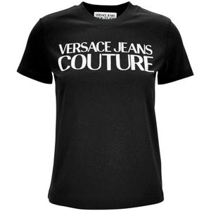 Versace, Dames, Tops, Zwart, Maat: L