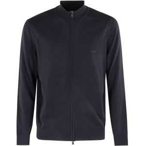 Hugo, Heren, Truien, Zwart, Maat: M Wol,